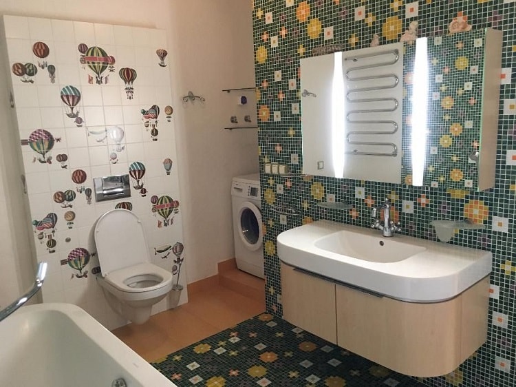 Бюджетный вариант отделки ванной комнаты | дизайния