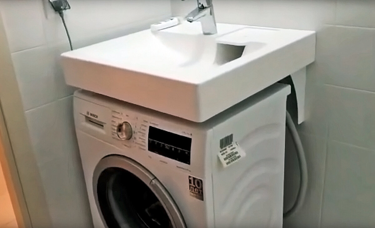 Раковина над стиральной машиной (65 фото) - виды и модели, как установить