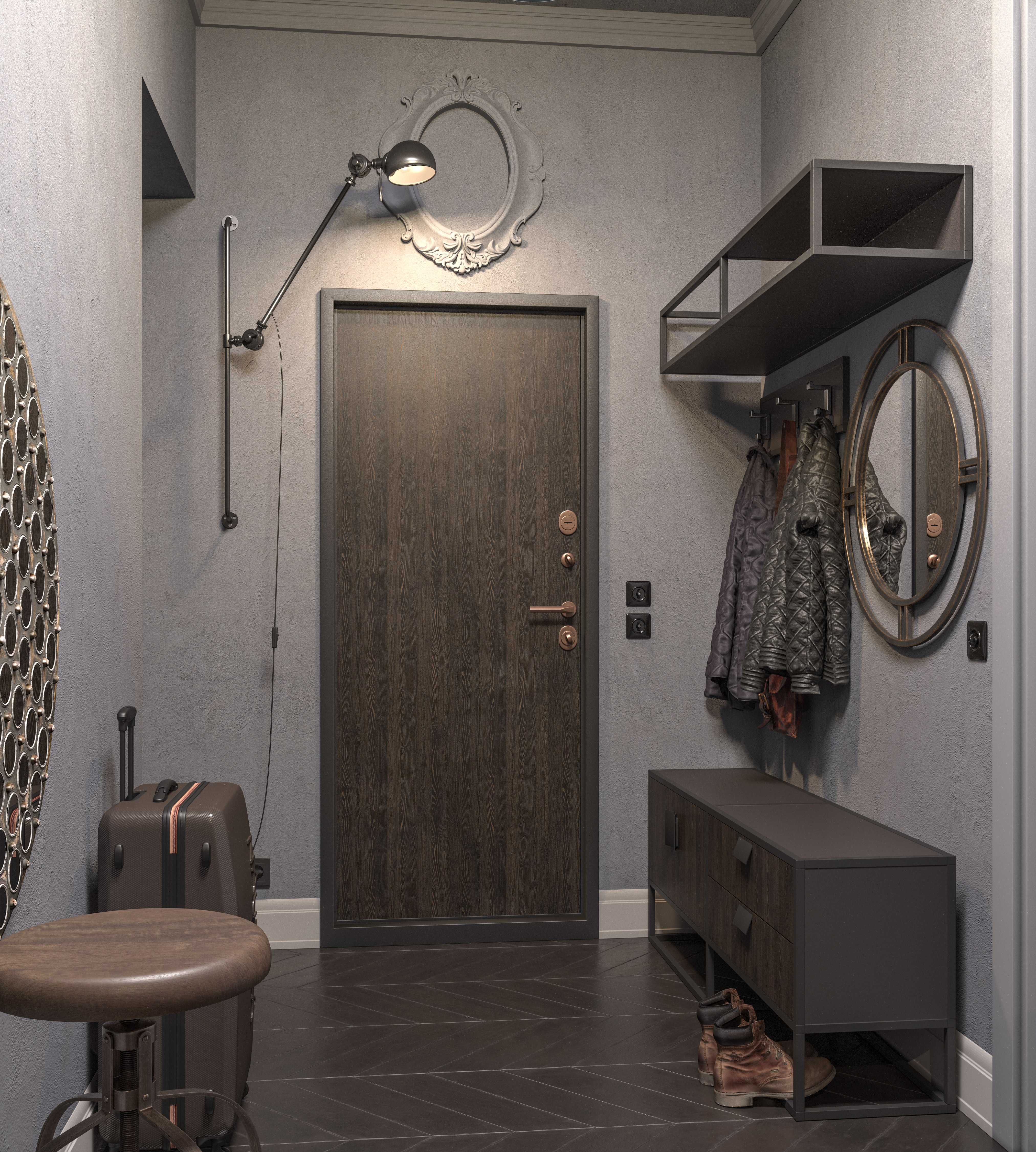 Малогабаритные прихожие в коридор в современном стиле — 5 идей мебели