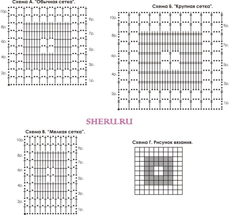 Схема вязания пэчворк крючком схемы