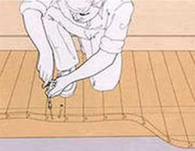 Скрип деревянного пола: способы устранения проблемы