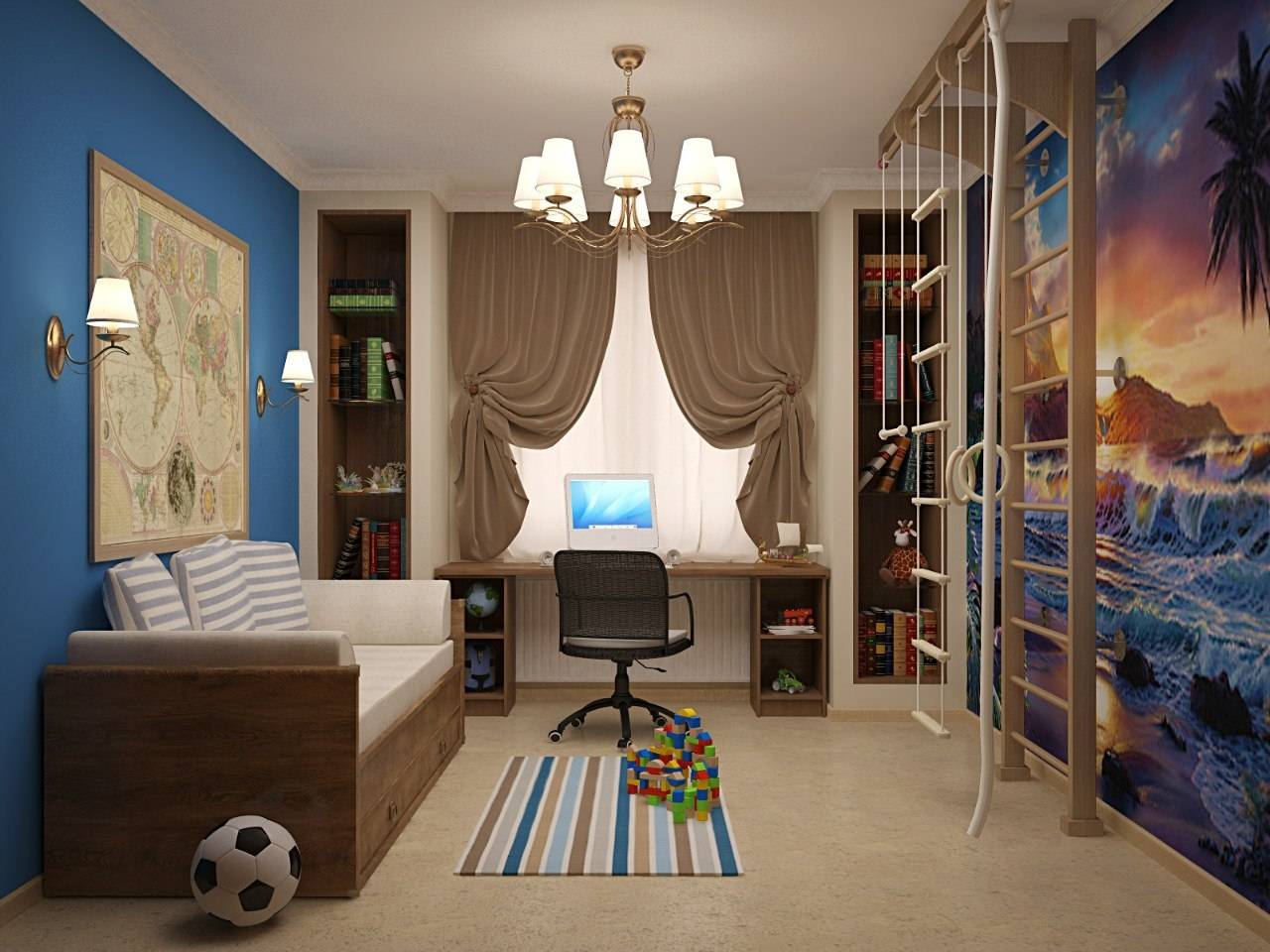 Дизайн комнаты для подростка — 6 правил, 5 идей и 74 фото