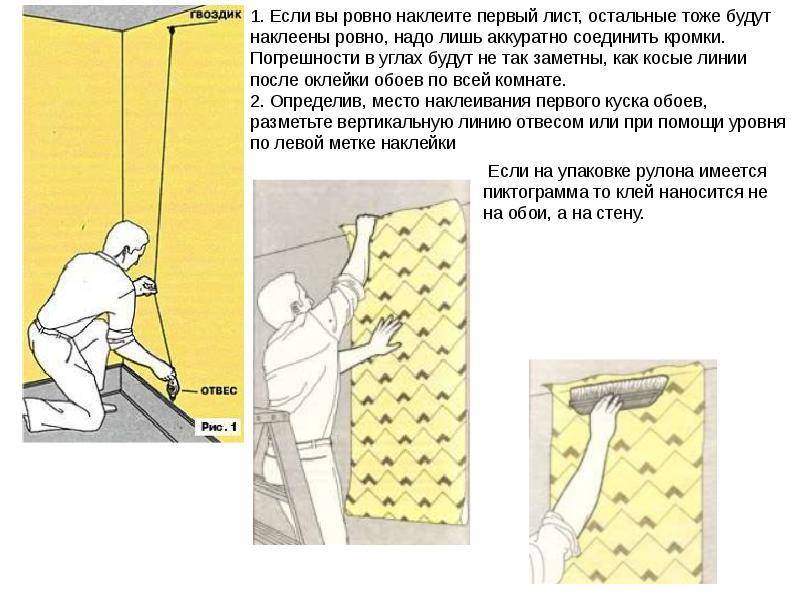 Как правильно клеить обои: подготовка комнаты и стен своими руками, размещение метровых и на бумажной основе, а также простой метод ремонта и способ от окна