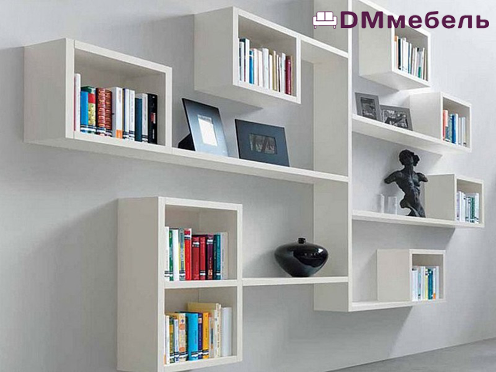 Стеллаж в гостиную: модели для книг, под телевизор, этажерки для зала
