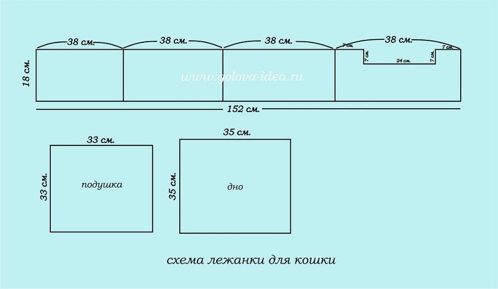 Лежанки для кошек своими руками: лучшие идеи и детальная инструкция