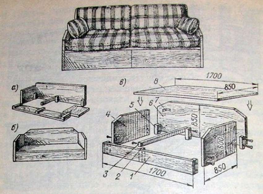 Как сделать диван своими руками дома — 9 пошаговых мастер-класса