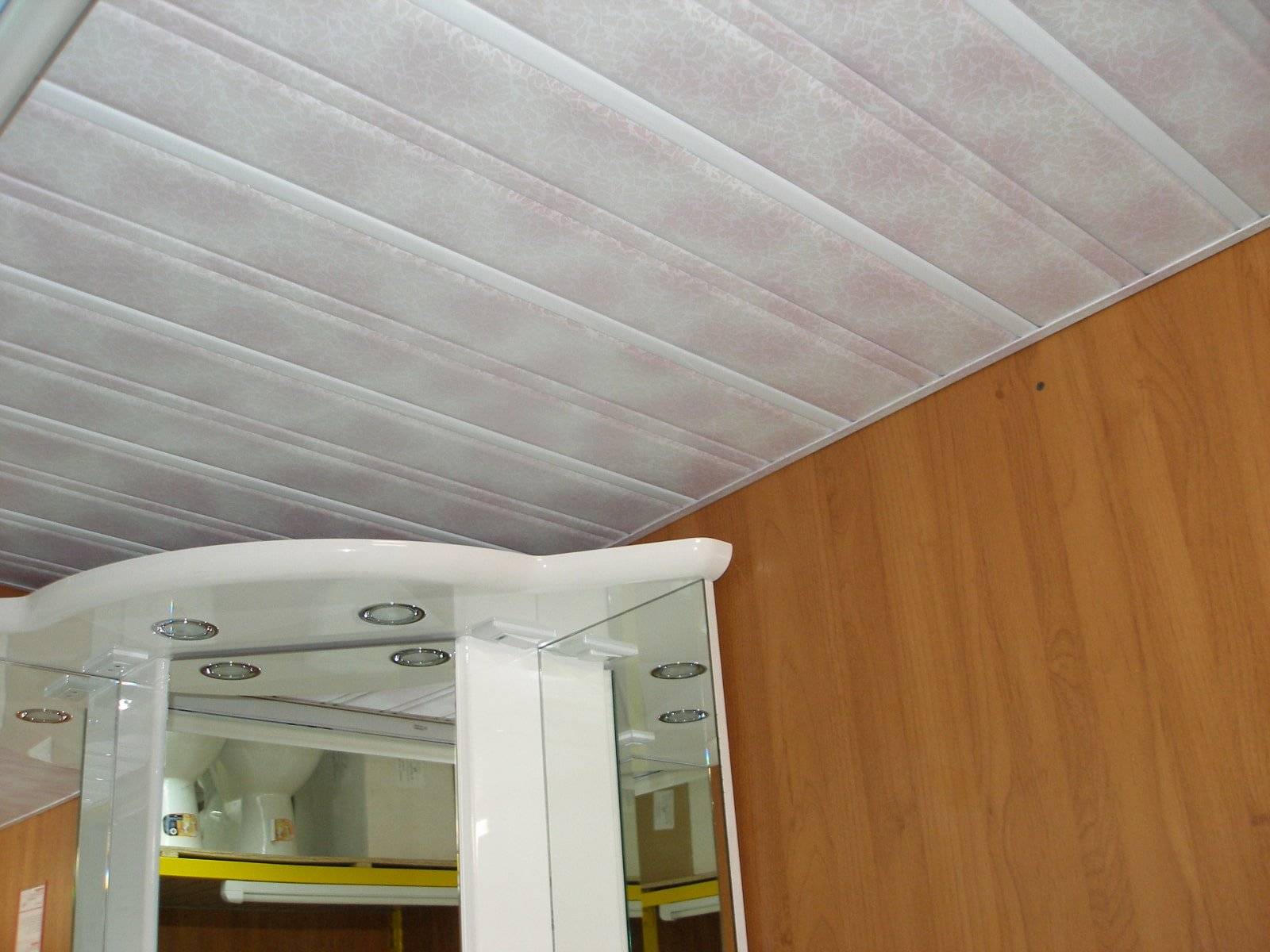 Лучшие пвх потолки. Потолок из панелей ПВХ. Пластиковые панели для потолка. Панели потолочные пластиковые. Потолок на кухне из пластиковых панелей.
