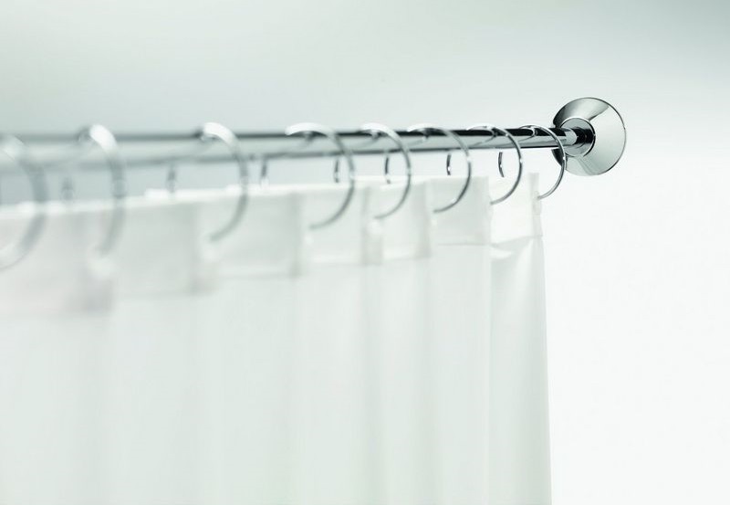 Штанга (карниз) для шторы в ванную: виды, материалы, выбор, установка