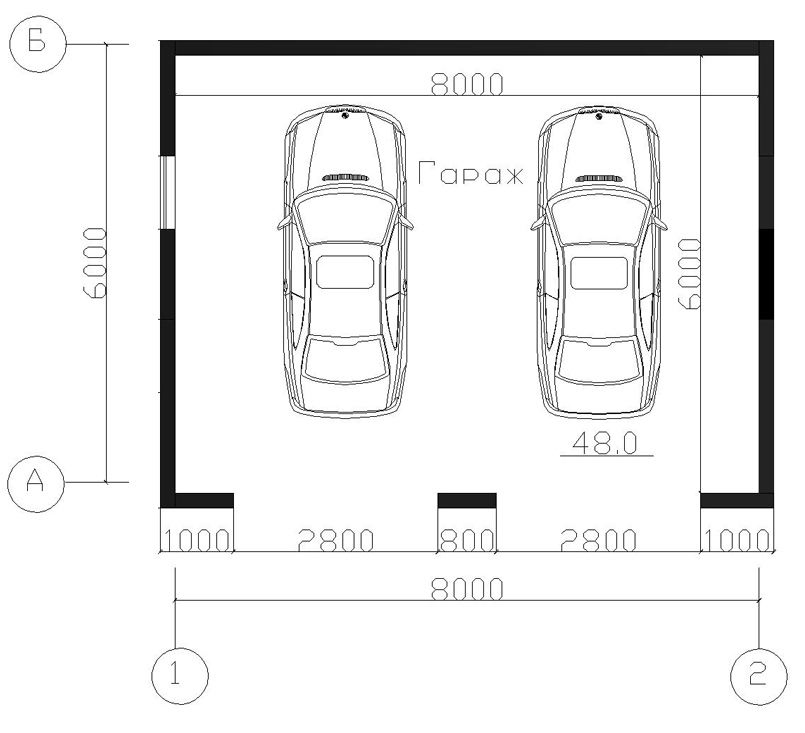 Стандартный размер гаражных ворот