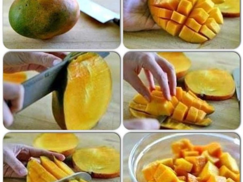 Как чистить манго с косточкой в домашних условиях