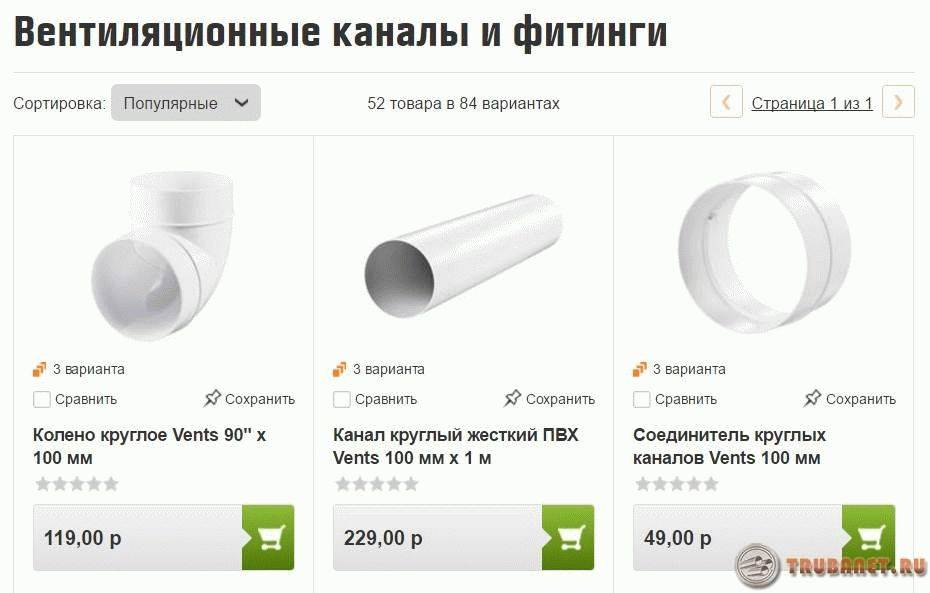 Воздуховоды пластиковые для вентиляции и кухни (вытяжки): виды, размеры, схема монтажа