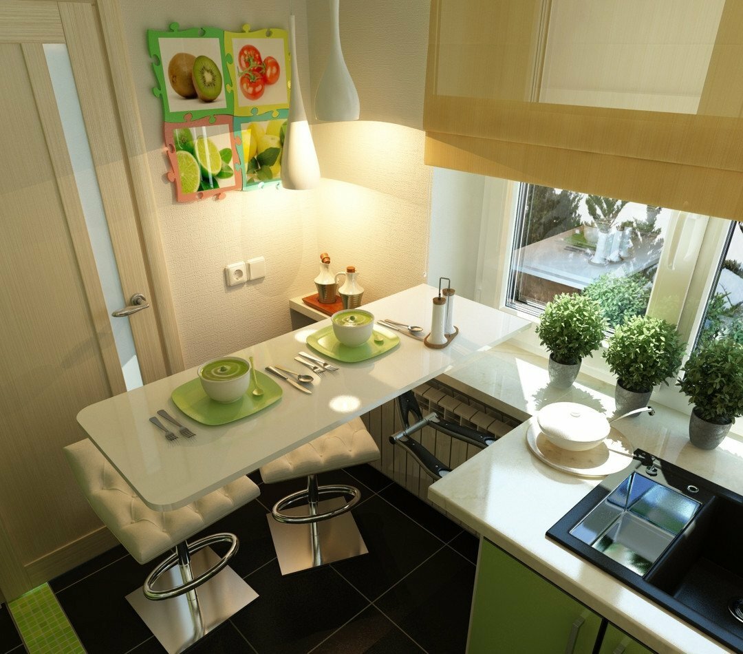 Дизайн маленькой кухни. фото. современные идеи