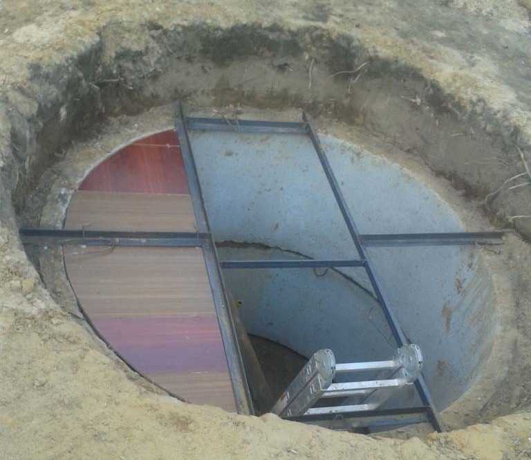Погреб из бетонных колец жби, фото
