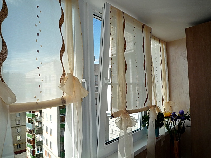 Как сделать шторы на балкон своими руками, мастер класс по пошиву