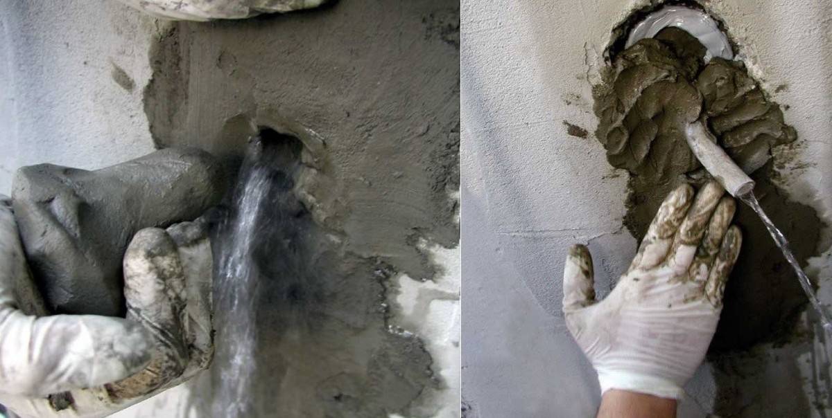 Гидропломба для заделки течей в бетоне и колодце — викистрой