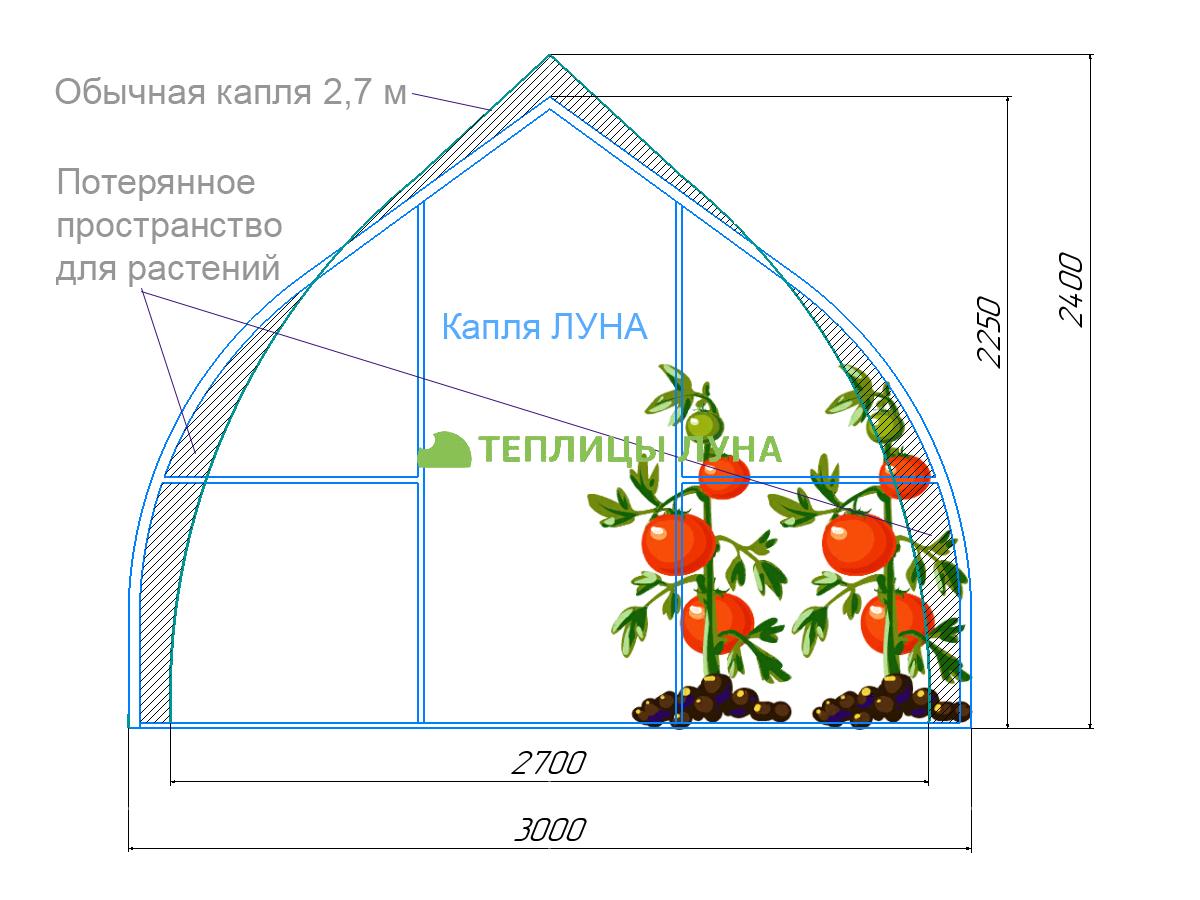 Теплица "капелька" из поликарбоната: особенности конструкции, размеры, сборка, отзывы :: syl.ru