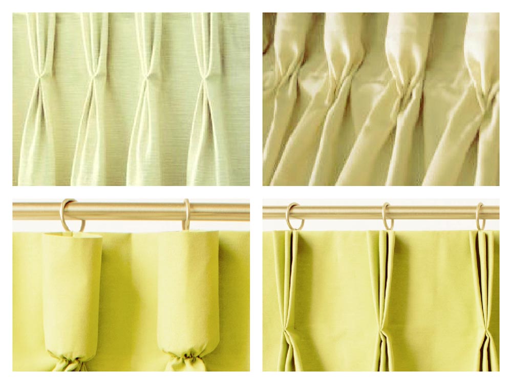 Шторная лента: виды складок, применение, как рассчитать длину драпировочного полотна
