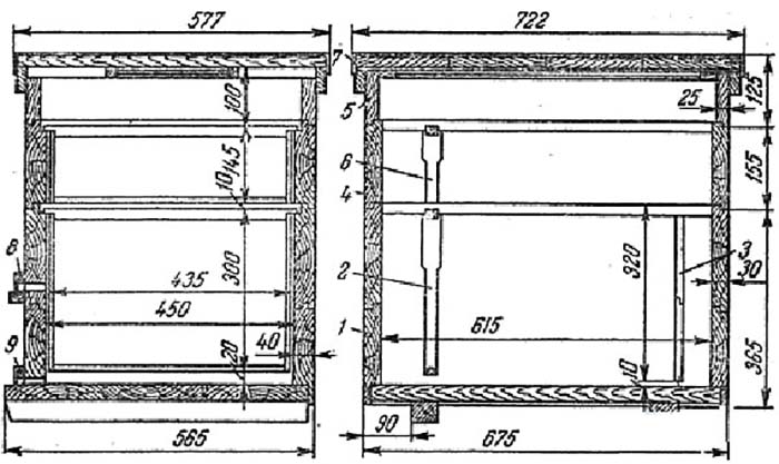 Улей своими руками для пчел чертежи и размеры