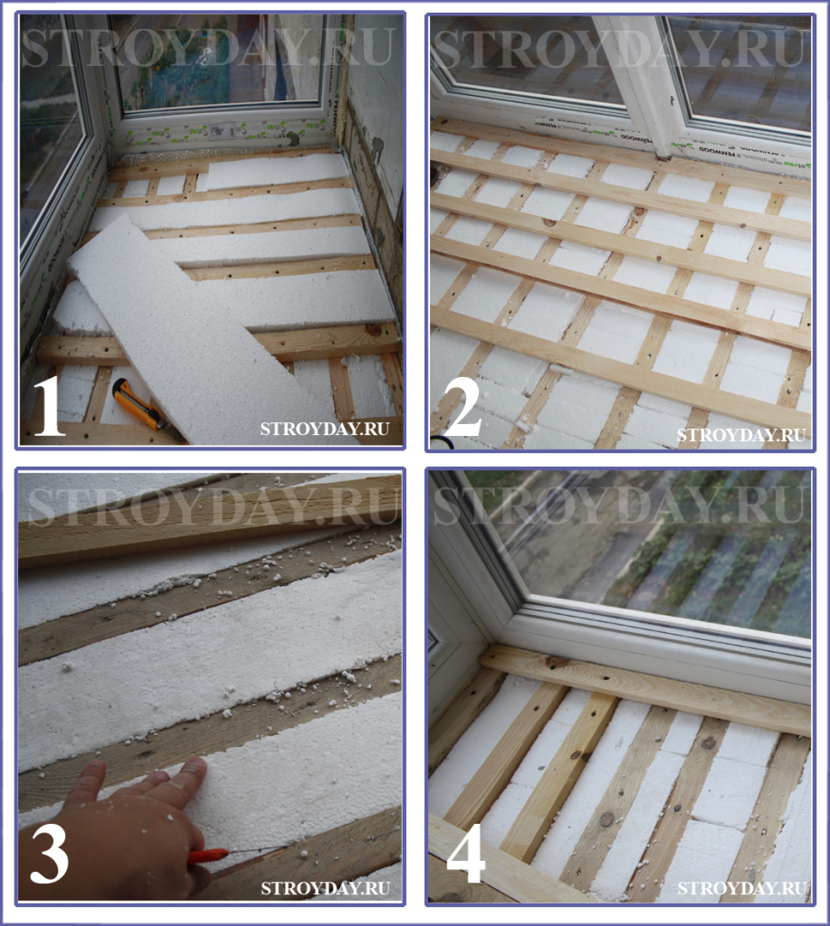 Как утеплить пол на балконе — занимаемся ремонтом своими руками