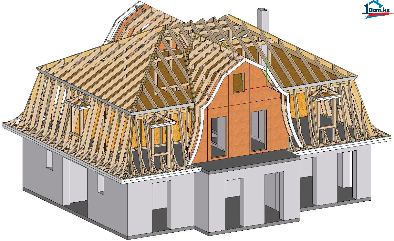 Мансардная крыша: как получить дополнительное жилое помещение за 4 шага