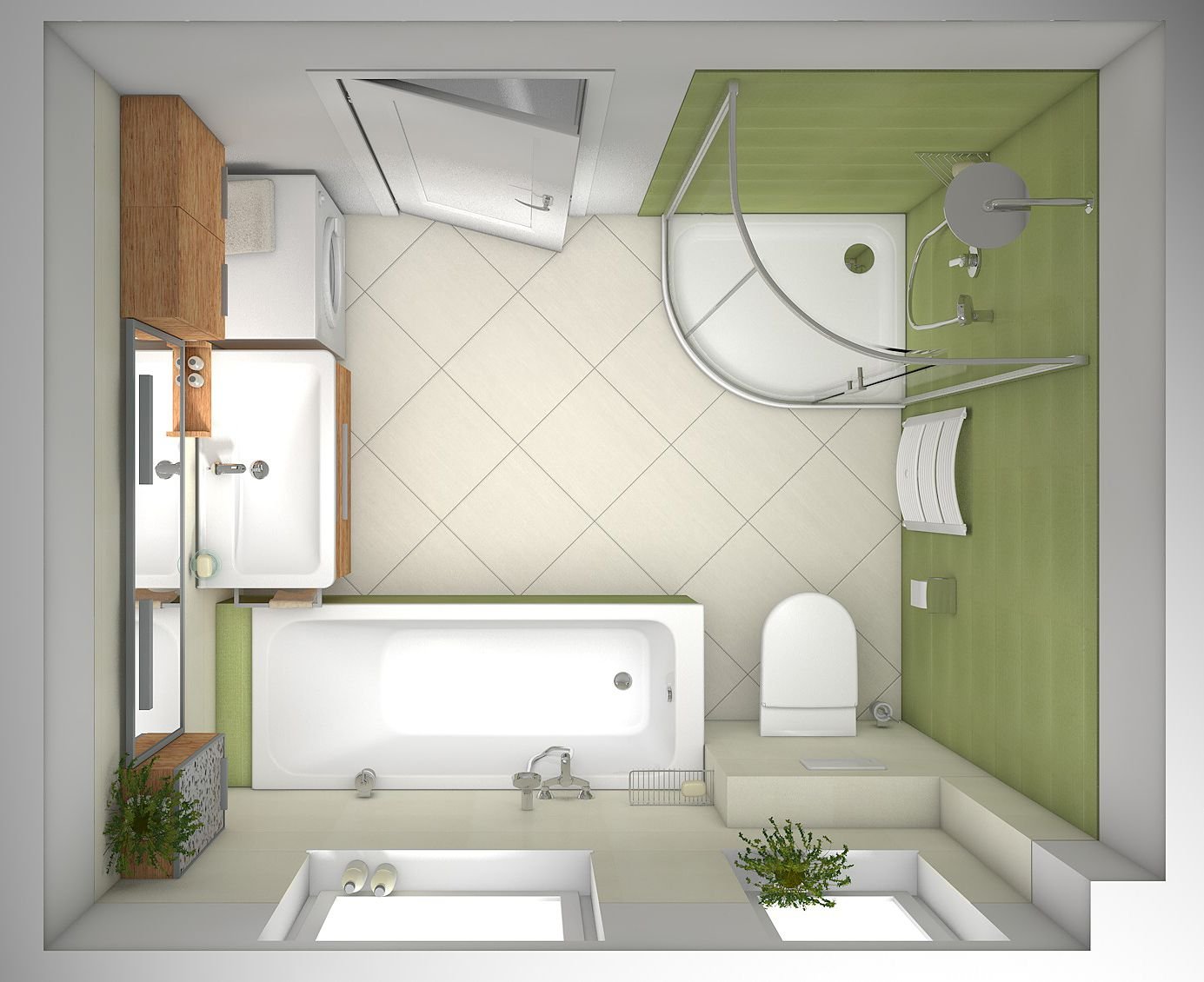 Планировка и дизайн ванной комнаты 2-3 кв.м фото