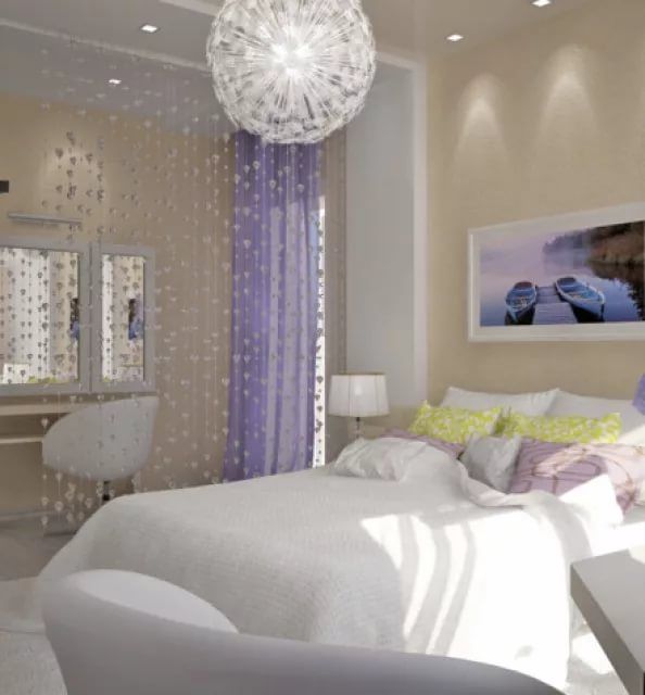 Фиолетовая спальня фото 47+, дизайн спальной комнаты в фиолетовых и лиловых тонах, современные идеи
