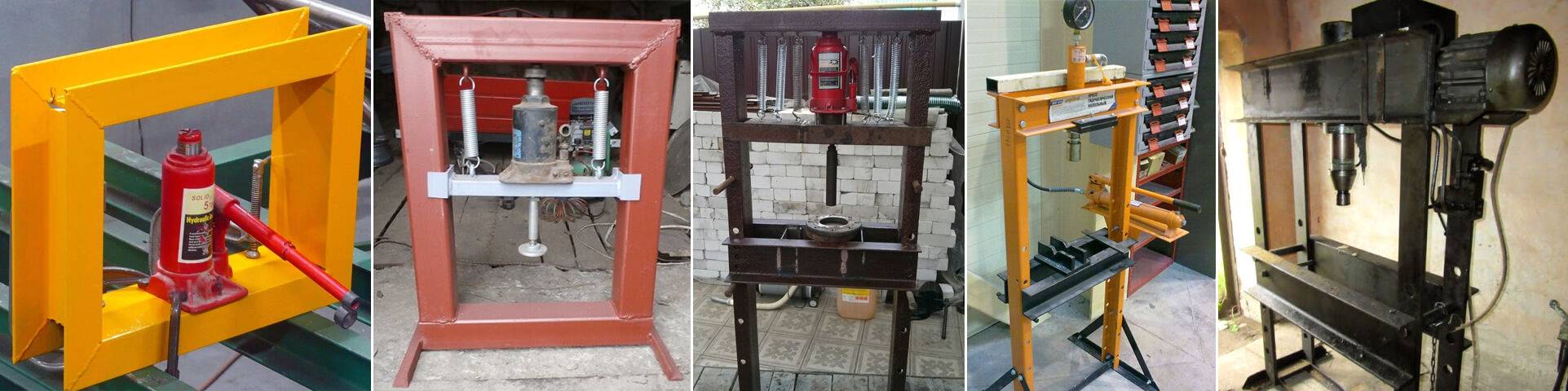 Как смастерить самодельный гидравлический пресс в гараже