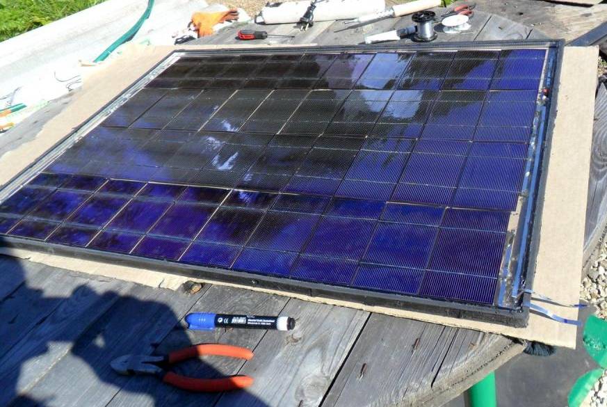 Самодельная солнечная батарея из подручных материалов