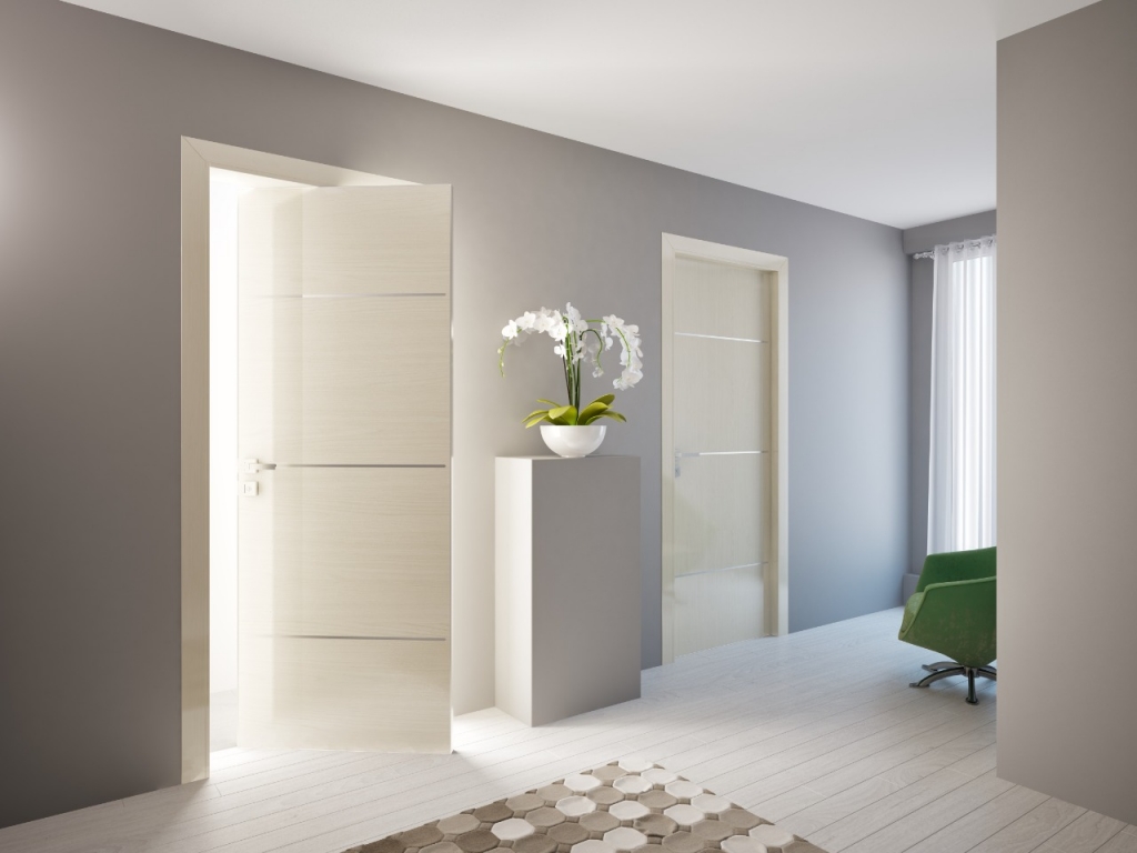 Использование белых дверей в интерьере квартиры: фото примеров