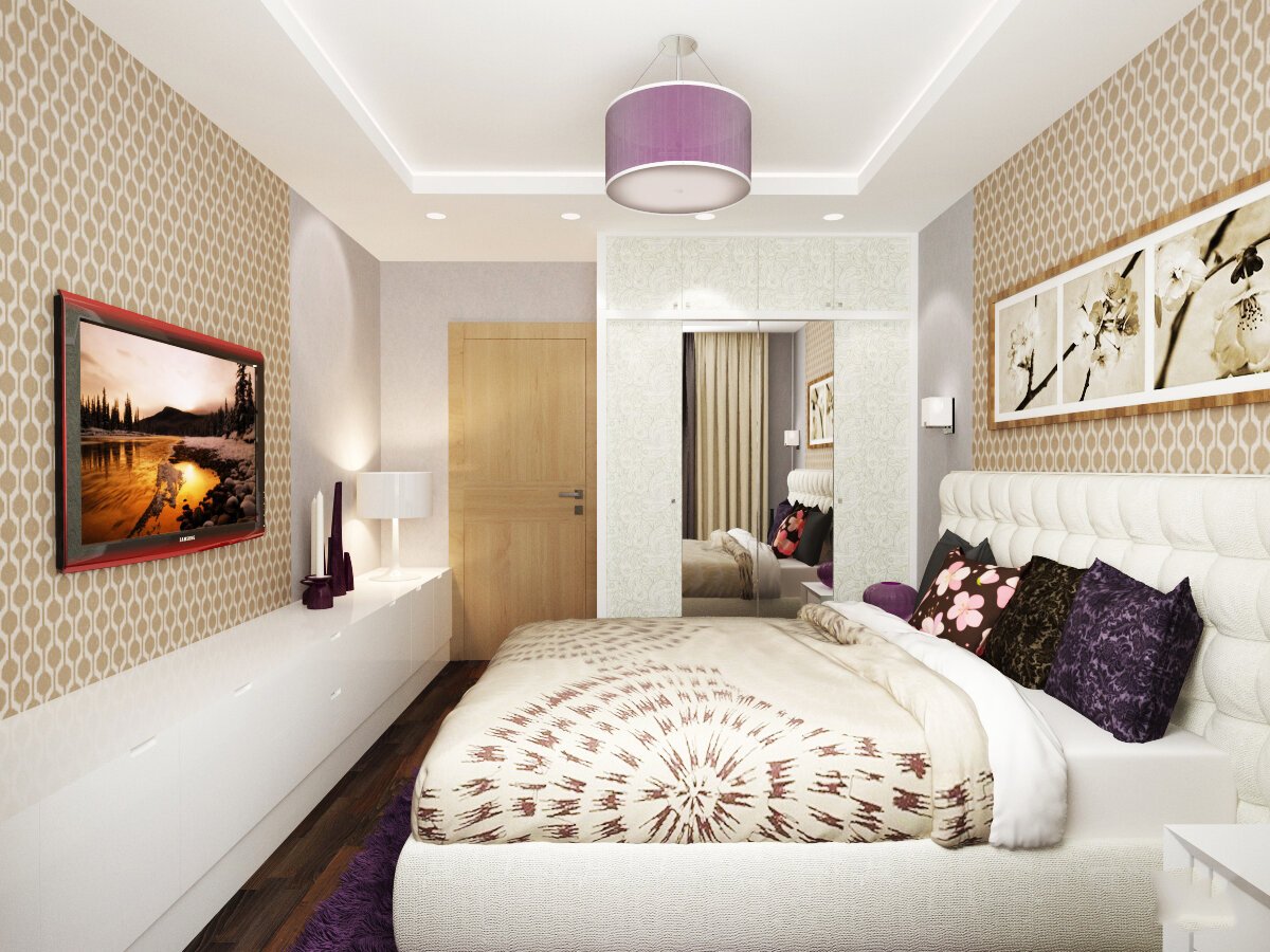 Дизайн спальни 13 кв м в современном стиле: реальные фото, как обставить комнату