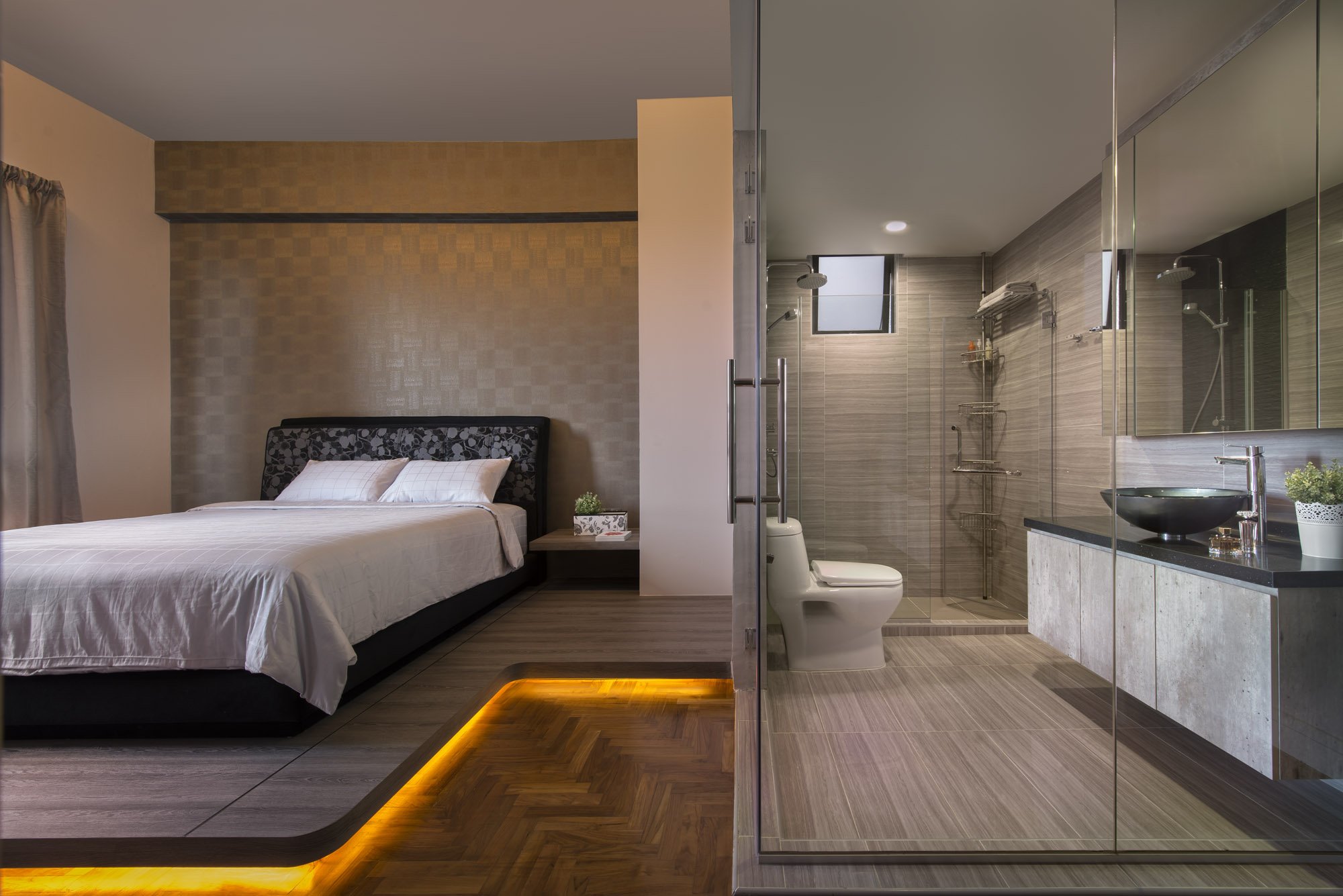Гардеробная в спальне (100 фото): дизайн спальни с гардеробной и варианты планировки